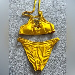 Golden yellow bikini
